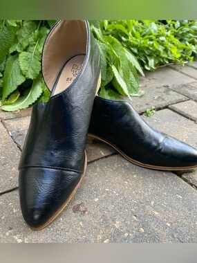 Beast Fashion Pointed-Toe Mules — Black, Size 9 Summer Sale